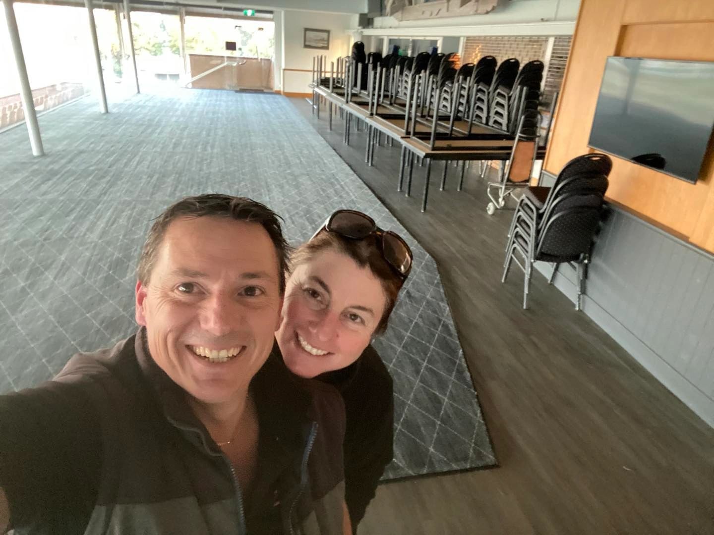 Matt and Romola, owners of Riverina Rug Wash