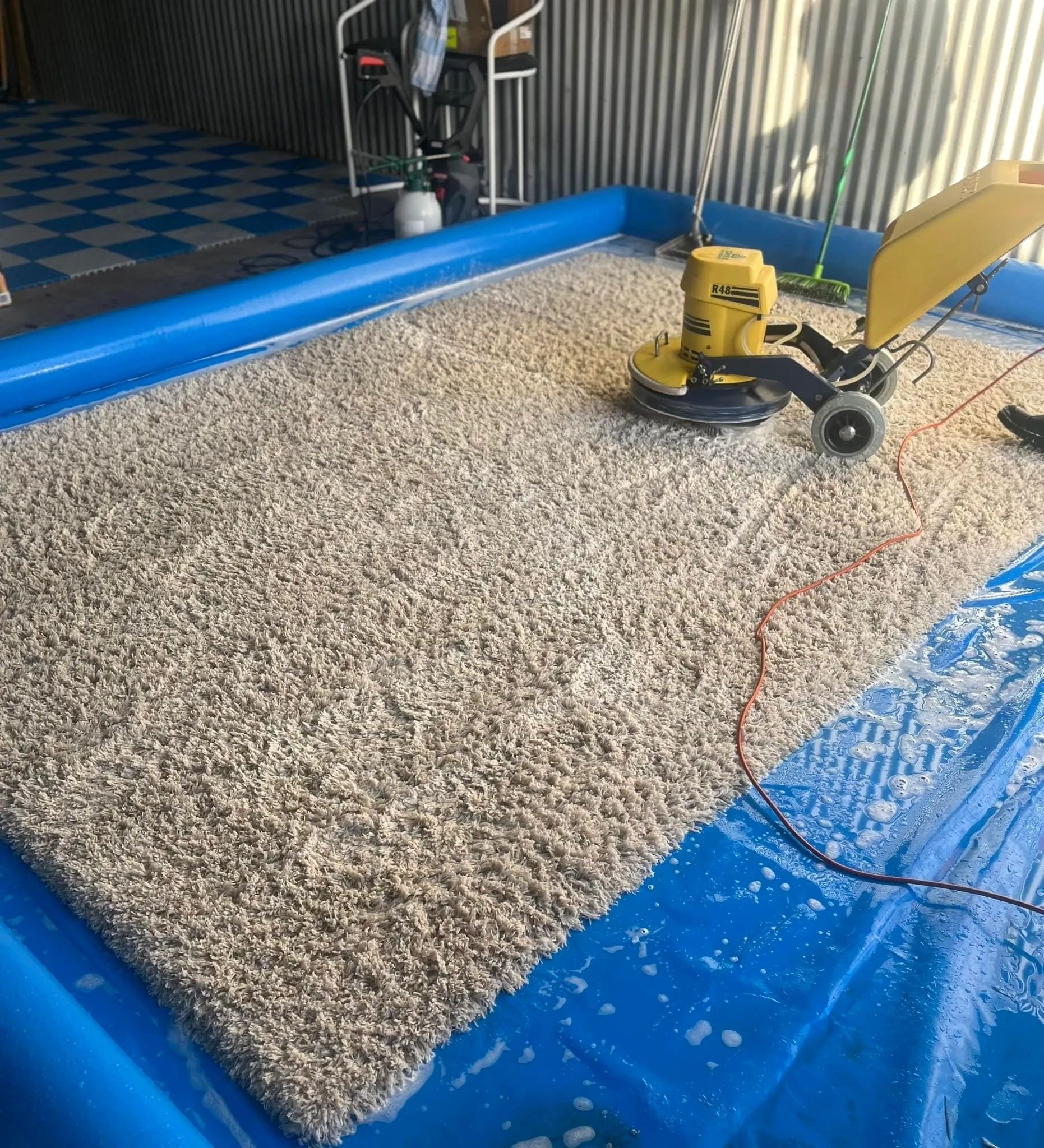 Riverina Rug Wash facility and cleaning equipment
