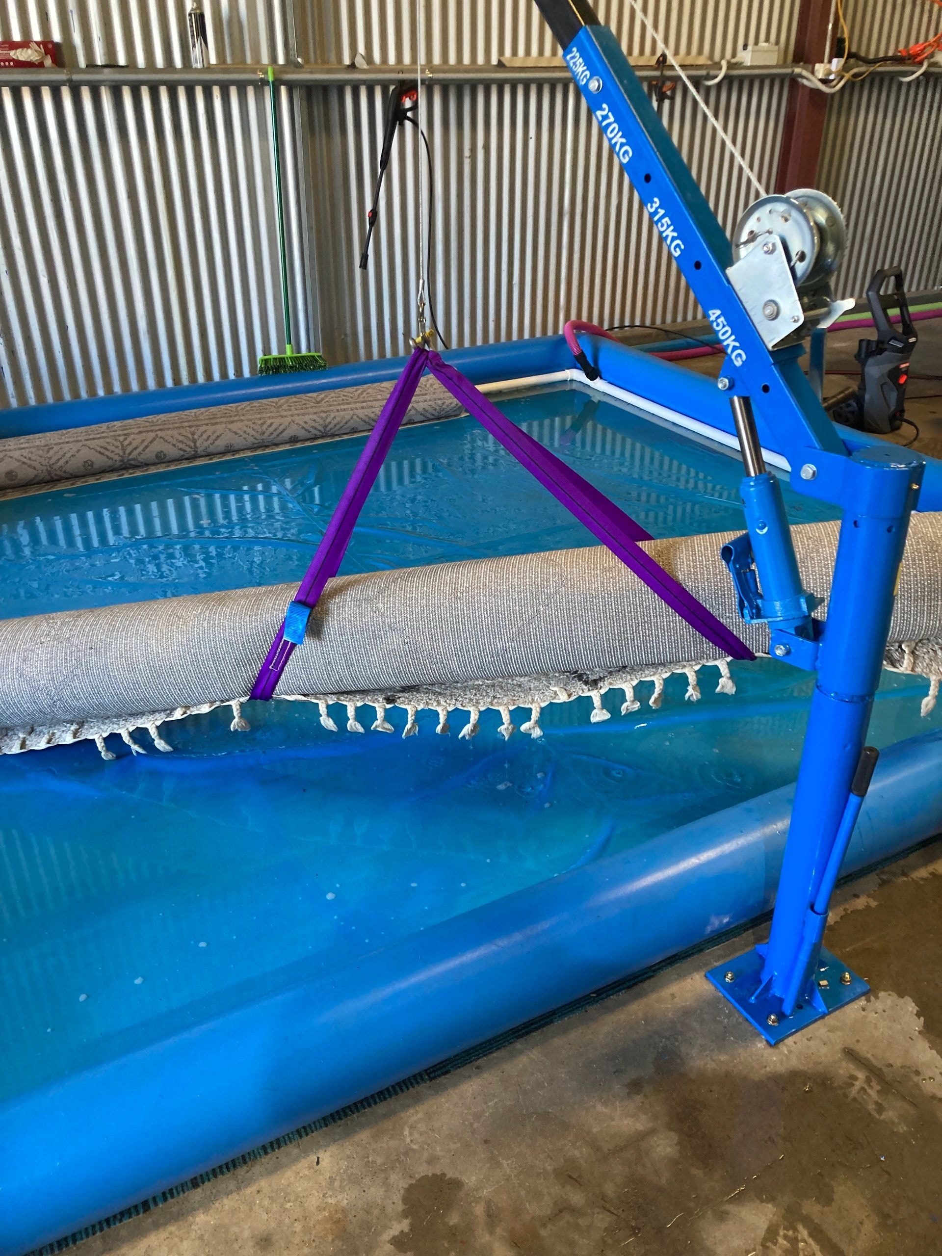 Rug cleaned by Riverina Rug Wash