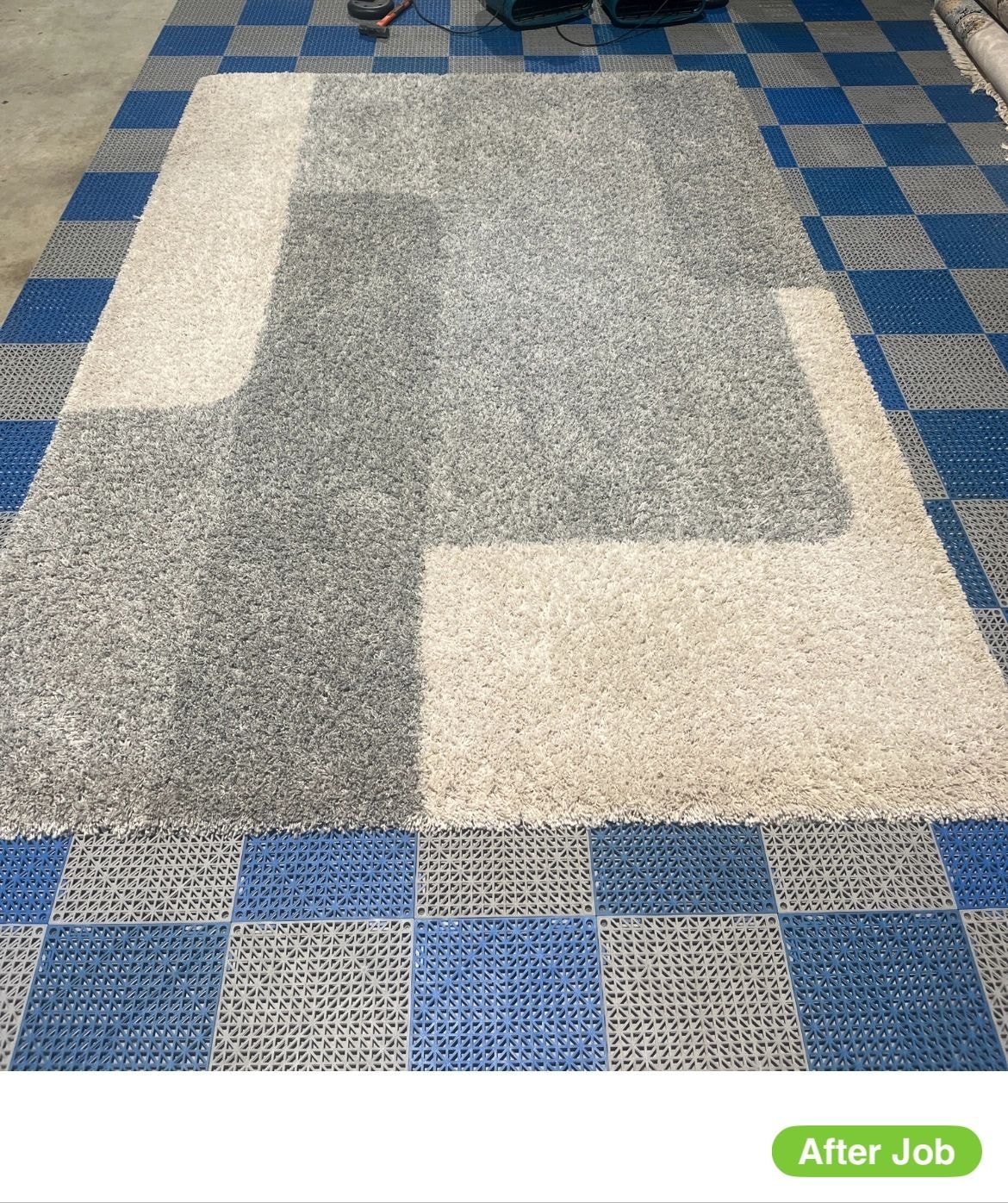 Rug cleaned by Riverina Rug Wash